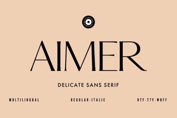 Aimer – A Modern Sans Serif Font for Digital Design