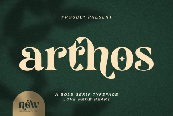 Arthos: A Modern Serif Font for Branding Projects