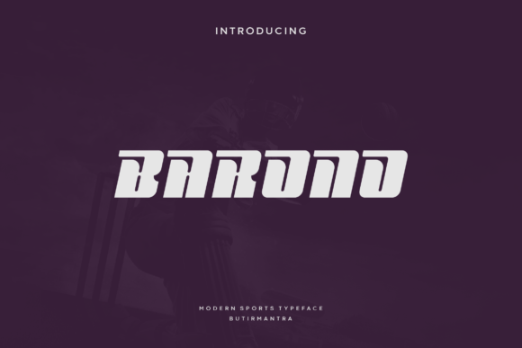 Barono: A Modern Font for Strong Branding