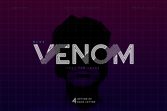Blue Venom: A Modern Sans Serif Font for Bold Campaigns