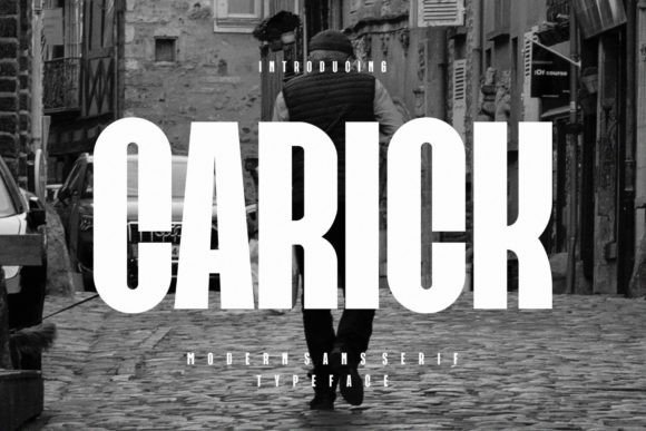 Carick: A Modern Sans Serif Font for Digital Design