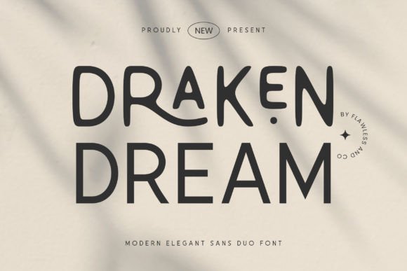 Draken Dream: A Modern Sans Serif Font for Editorial Design