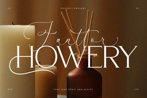 Fanttor Howery Font Duo for Editorial Design
