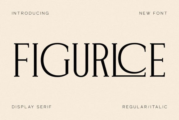 Figurlce: A Serif Font That Elevates Branding with Elegance
