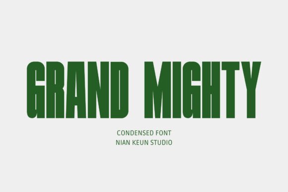 Grand Mighty: A Modern Sans Serif Font for Editorial Design