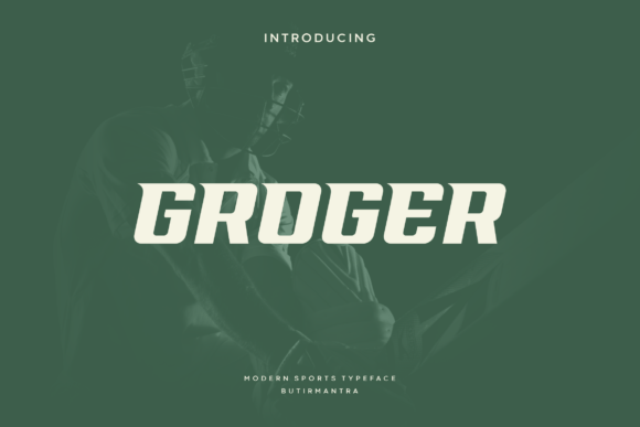 Groger: A Modern Sport Font for High-Impact Design