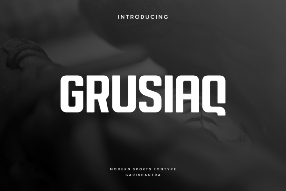Grusiaq: A Modern Typeface for Polished Branding