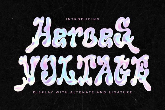 Heroes Voltage Typeface for Web Design