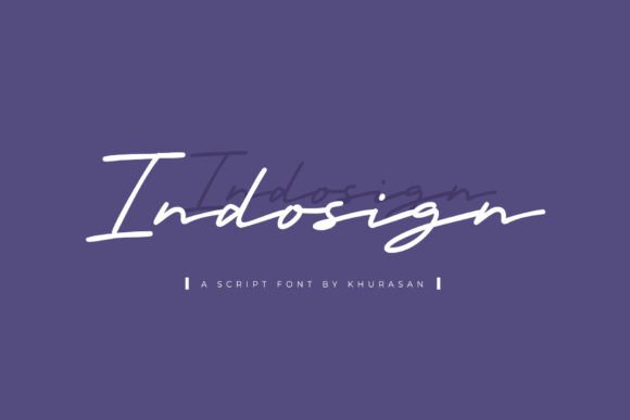 Indosign: A Modern Script Font for Digital Branding