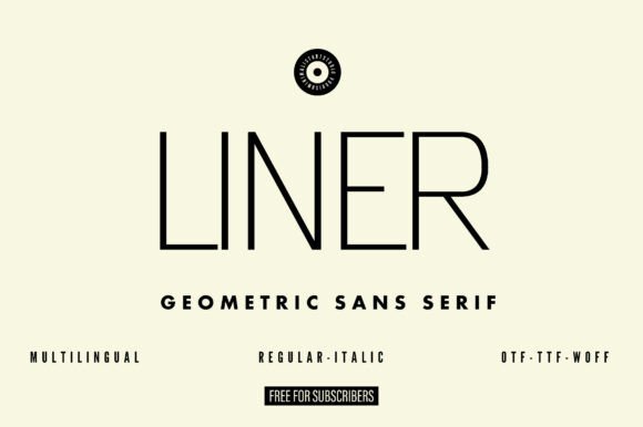 Liner: A Minimalist Font for Modern Campaigns