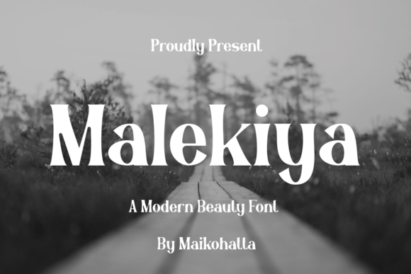 Malekiya: A Sophisticated Serif Font for Small Business Branding