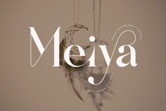 Meiya Serif Font for Handmade Creations