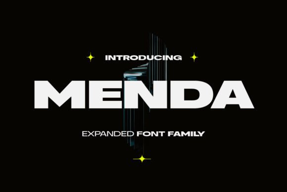 Menda Font for Bold Digital Branding