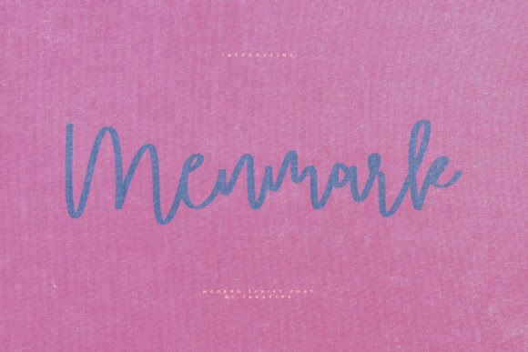 Menmark: A Modern Script Font for Professional Branding