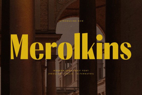Merolkins: A Serif Font That Elevates Handmade Creations