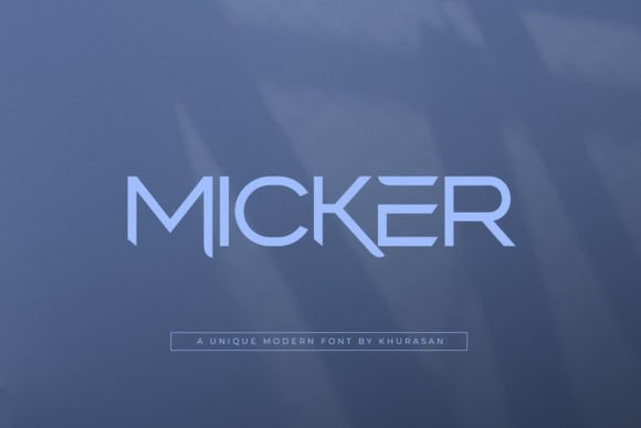 Micker: A Modern Sans Serif Font for Editorial Design
