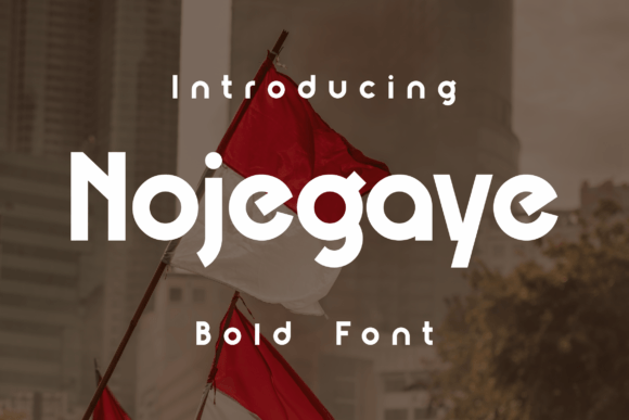 Nojegaye: A Modern Sans Serif Font for Editorial Design