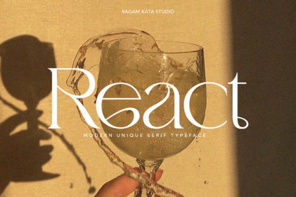 React: A Modern Serif Font for Craft and Design