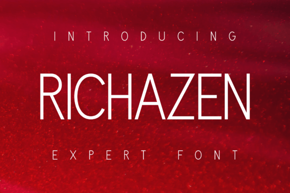 Richazen: A Modern Sans Serif Font for Handmade Creations