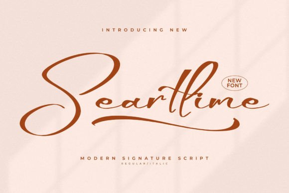 Seartlime: A Modern Script Font for Dynamic Campaigns