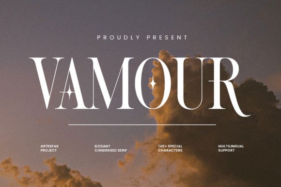 Vamour: A Serif Font That Elevates Digital Design