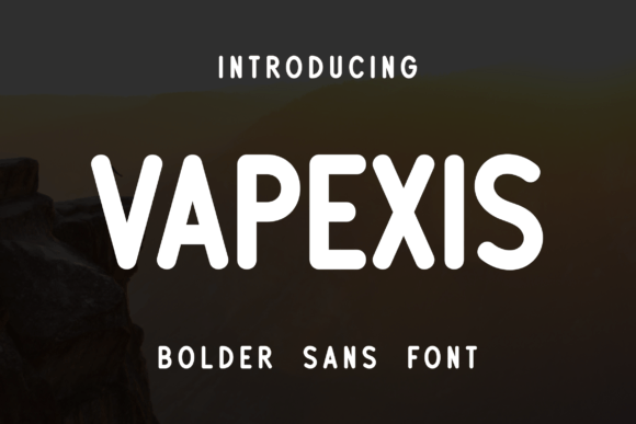 Vapexis: A Modern Sans Serif Font for Editorial Elegance